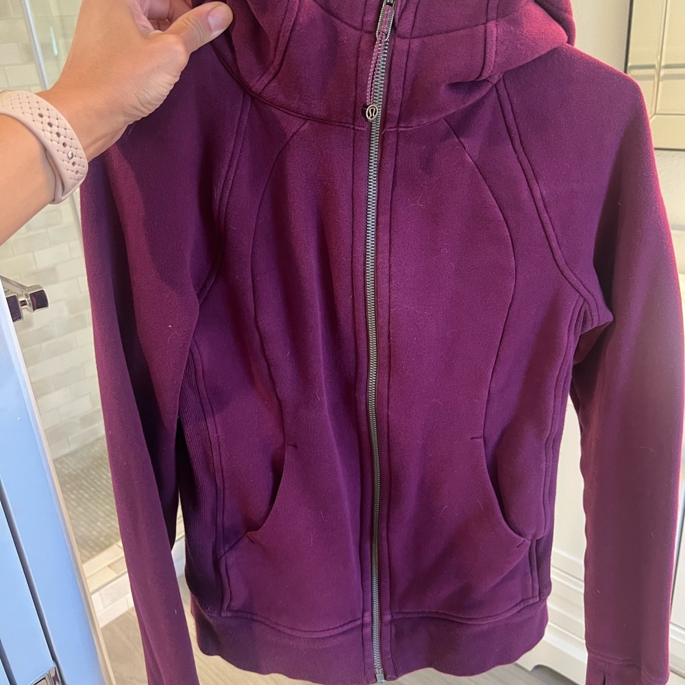 Lululemon scuba hoodie - dark berry